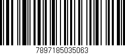Código de barras (EAN, GTIN, SKU, ISBN): '7897185035063'
