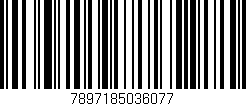 Código de barras (EAN, GTIN, SKU, ISBN): '7897185036077'