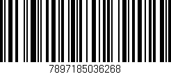 Código de barras (EAN, GTIN, SKU, ISBN): '7897185036268'
