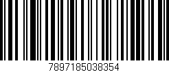 Código de barras (EAN, GTIN, SKU, ISBN): '7897185038354'
