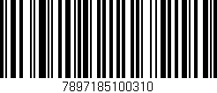 Código de barras (EAN, GTIN, SKU, ISBN): '7897185100310'