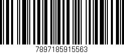 Código de barras (EAN, GTIN, SKU, ISBN): '7897185915563'