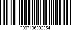 Código de barras (EAN, GTIN, SKU, ISBN): '7897186002354'
