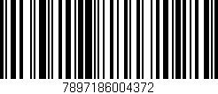 Código de barras (EAN, GTIN, SKU, ISBN): '7897186004372'