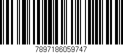 Código de barras (EAN, GTIN, SKU, ISBN): '7897186059747'