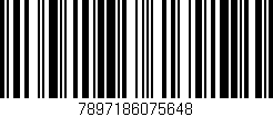 Código de barras (EAN, GTIN, SKU, ISBN): '7897186075648'