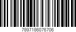 Código de barras (EAN, GTIN, SKU, ISBN): '7897186076706'