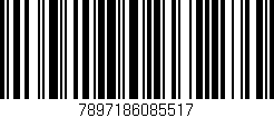 Código de barras (EAN, GTIN, SKU, ISBN): '7897186085517'