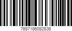 Código de barras (EAN, GTIN, SKU, ISBN): '7897186092638'