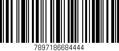 Código de barras (EAN, GTIN, SKU, ISBN): '7897186684444'