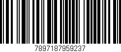 Código de barras (EAN, GTIN, SKU, ISBN): '7897187959237'