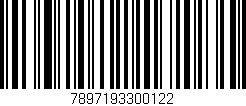 Código de barras (EAN, GTIN, SKU, ISBN): '7897193300122'