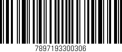 Código de barras (EAN, GTIN, SKU, ISBN): '7897193300306'