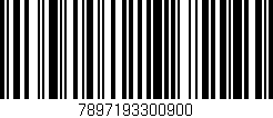 Código de barras (EAN, GTIN, SKU, ISBN): '7897193300900'
