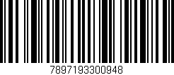 Código de barras (EAN, GTIN, SKU, ISBN): '7897193300948'