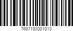 Código de barras (EAN, GTIN, SKU, ISBN): '7897193301013'