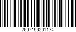 Código de barras (EAN, GTIN, SKU, ISBN): '7897193301174'