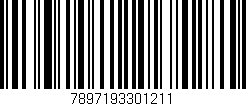 Código de barras (EAN, GTIN, SKU, ISBN): '7897193301211'