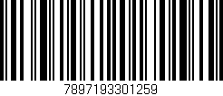 Código de barras (EAN, GTIN, SKU, ISBN): '7897193301259'