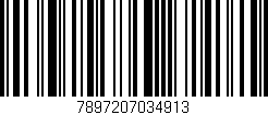 Código de barras (EAN, GTIN, SKU, ISBN): '7897207034913'