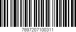 Código de barras (EAN, GTIN, SKU, ISBN): '7897207100311'