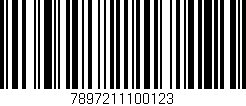 Código de barras (EAN, GTIN, SKU, ISBN): '7897211100123'