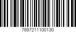 Código de barras (EAN, GTIN, SKU, ISBN): '7897211100130'