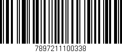 Código de barras (EAN, GTIN, SKU, ISBN): '7897211100338'