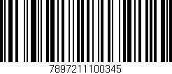 Código de barras (EAN, GTIN, SKU, ISBN): '7897211100345'