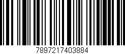 Código de barras (EAN, GTIN, SKU, ISBN): '7897217403884'