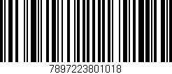 Código de barras (EAN, GTIN, SKU, ISBN): '7897223801018'