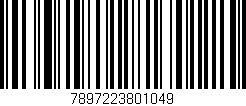 Código de barras (EAN, GTIN, SKU, ISBN): '7897223801049'