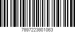 Código de barras (EAN, GTIN, SKU, ISBN): '7897223801063'