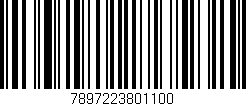 Código de barras (EAN, GTIN, SKU, ISBN): '7897223801100'