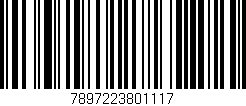 Código de barras (EAN, GTIN, SKU, ISBN): '7897223801117'