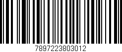 Código de barras (EAN, GTIN, SKU, ISBN): '7897223803012'