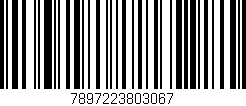 Código de barras (EAN, GTIN, SKU, ISBN): '7897223803067'