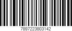 Código de barras (EAN, GTIN, SKU, ISBN): '7897223803142'