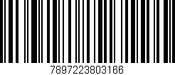 Código de barras (EAN, GTIN, SKU, ISBN): '7897223803166'