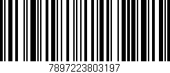 Código de barras (EAN, GTIN, SKU, ISBN): '7897223803197'