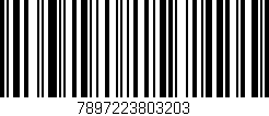 Código de barras (EAN, GTIN, SKU, ISBN): '7897223803203'