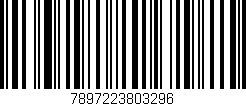 Código de barras (EAN, GTIN, SKU, ISBN): '7897223803296'