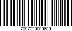 Código de barras (EAN, GTIN, SKU, ISBN): '7897223803609'