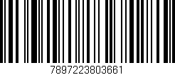 Código de barras (EAN, GTIN, SKU, ISBN): '7897223803661'