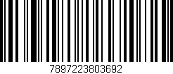 Código de barras (EAN, GTIN, SKU, ISBN): '7897223803692'