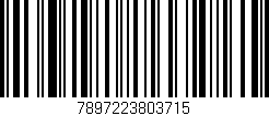 Código de barras (EAN, GTIN, SKU, ISBN): '7897223803715'