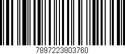 Código de barras (EAN, GTIN, SKU, ISBN): '7897223803760'