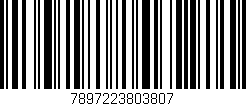 Código de barras (EAN, GTIN, SKU, ISBN): '7897223803807'