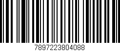 Código de barras (EAN, GTIN, SKU, ISBN): '7897223804088'