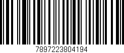 Código de barras (EAN, GTIN, SKU, ISBN): '7897223804194'
